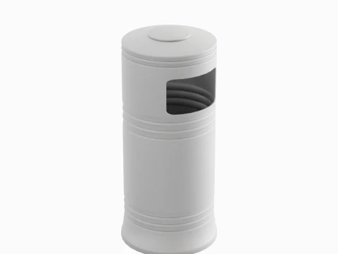 Street Trash Bin 02 3D Model