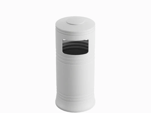 Street Trash Bin 02 3D Model
