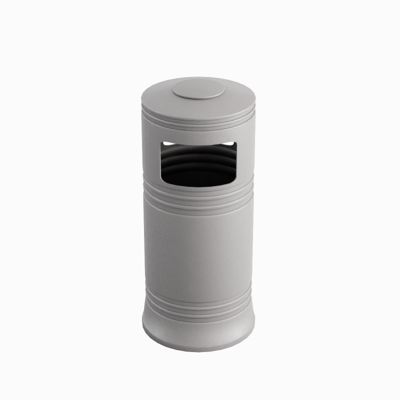 Street Trash Bin 03 3D Model .c4d .max .obj .3ds .fbx .stl .blend 