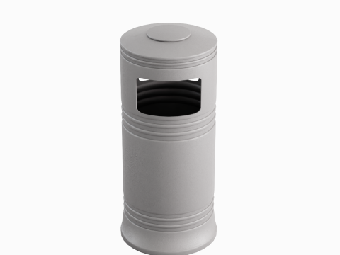 Street Trash Bin 03 3Dモデル