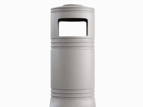Street Trash Bin 03 3D Model