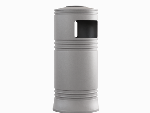 Street Trash Bin 03 3D Model