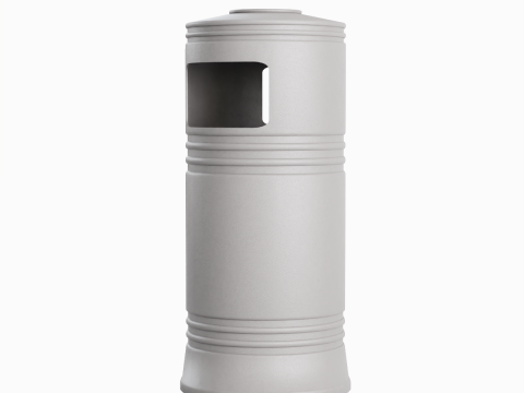 Street Trash Bin 03 3D Model