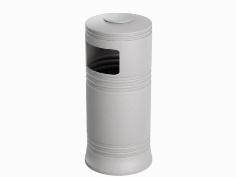 Street Trash Bin 03 3D Model