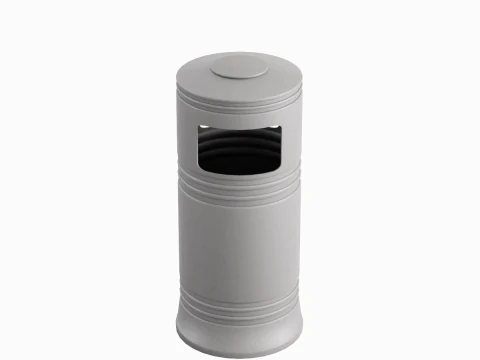 Street Trash Bin 03 3D Model