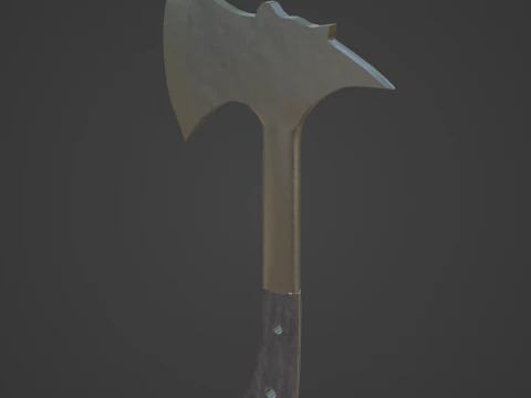 Survival Iron Axe 01 3D Model