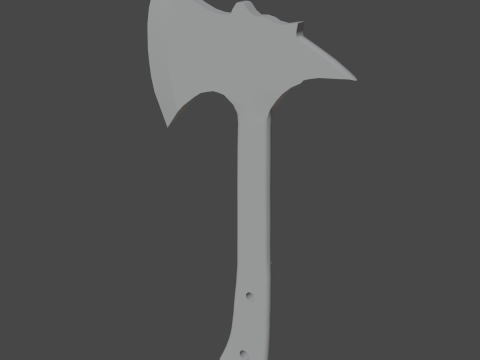 Survival Iron Axe 01 3Dモデル