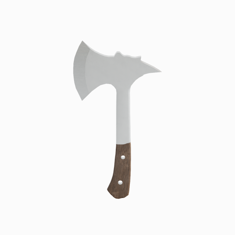 Survival Iron Axe 02 3D-Modell .c4d .max .obj .3ds .fbx .stl .blend 