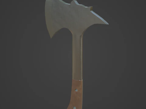 Survival Iron Axe 02 3D Model