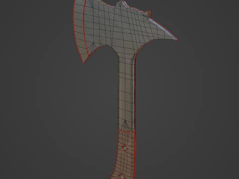 Survival Iron Axe 02 3D-Modell