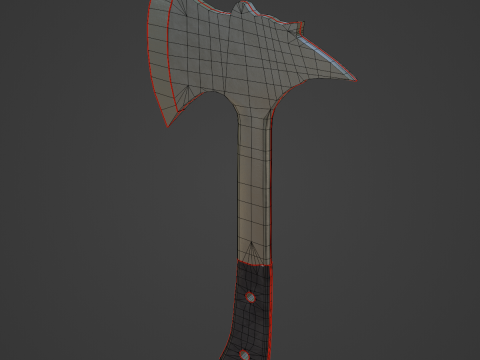 Survival Iron Axe 03 3D मॉडल