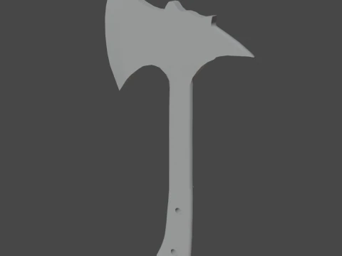 Survival Iron Axe 03 3D Model