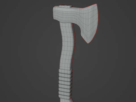 Survival Axe 01 3D Model