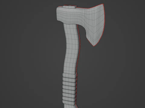 Survival Axe 01 3D Model