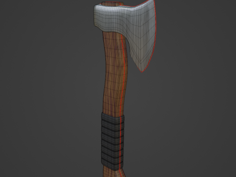 Survival Axe 02 3D Model