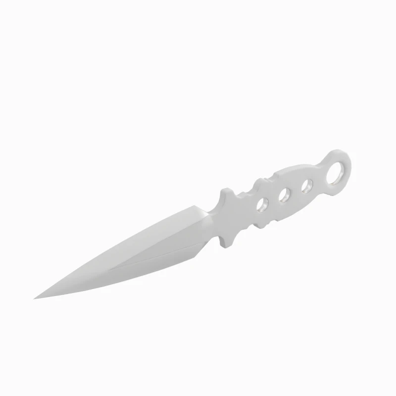 Couteau de lancer 02 Modèle 3D .c4d .max .obj .3ds .fbx .stl .blend