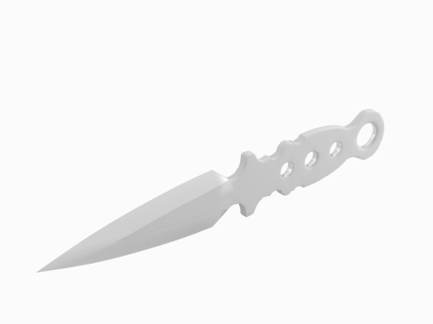 Throwing Knife 02 3Dモデル