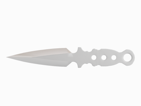 Throwing Knife 02 3D 모델
