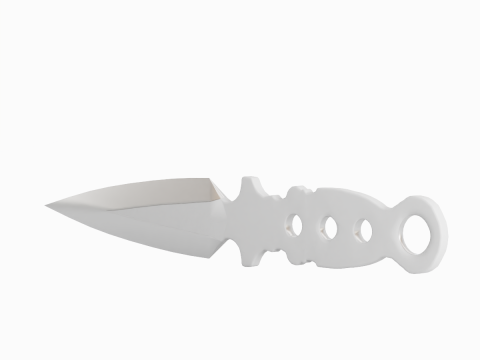 Throwing Knife 02 3D 모델