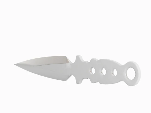 Couteau de lancer 02 Modèle 3D