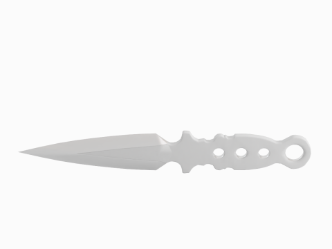 Throwing Knife 02 3D 모델