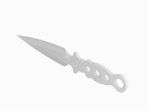Throwing Knife 02 3D 모델
