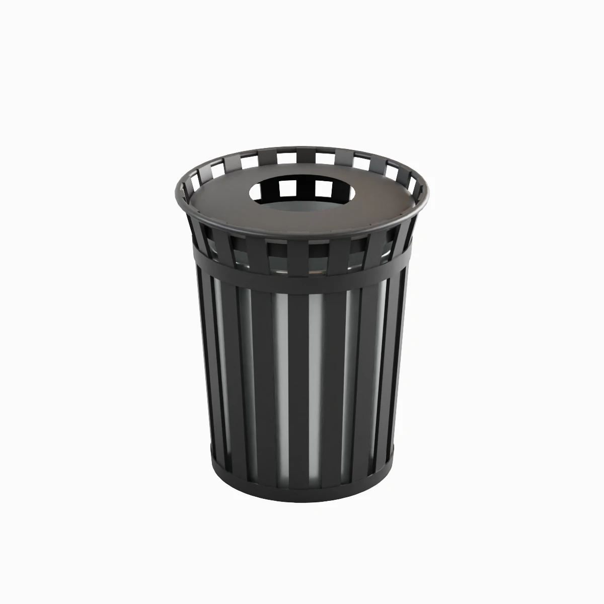Trash Box 01 3D Model .c4d .max .obj .3ds .fbx .stl .blend 