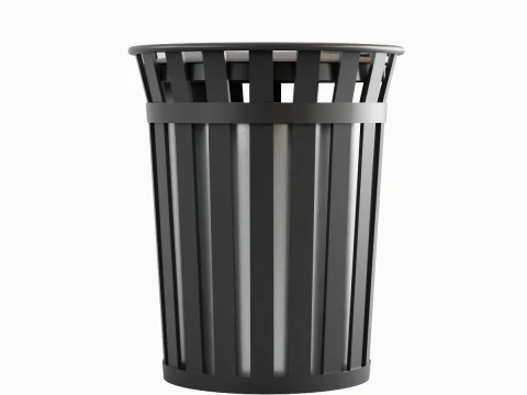 Trash Box 01 3D Model