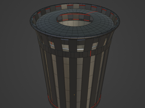 Trash Box 01 3D Модель