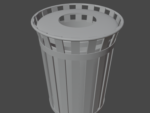 Trash Box 01 3D Модель