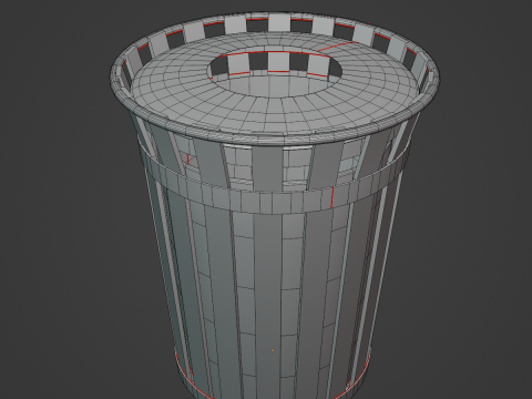 Trash Box 01 3D Модель