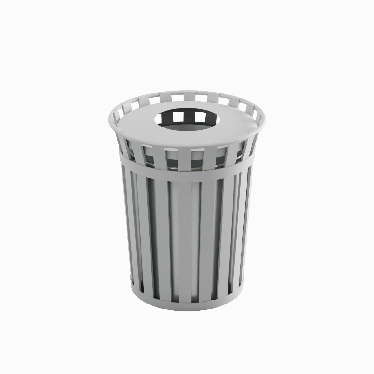 Trash Box 02 3D Model .c4d .max .obj .3ds .fbx .stl .blend 
