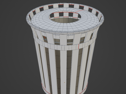 Trash Box 02 3D Модель