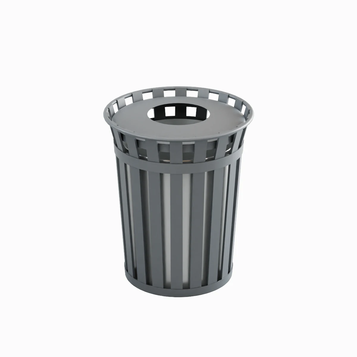 Trash Box 03 3D Model .c4d .max .obj .3ds .fbx .stl .blend 