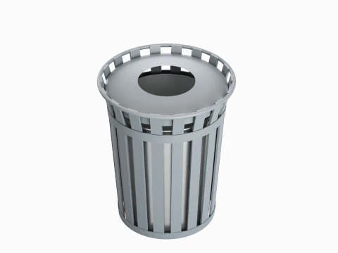 Trash Box 03 3D Model
