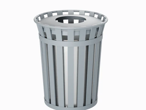 Trash Box 03 3D Model
