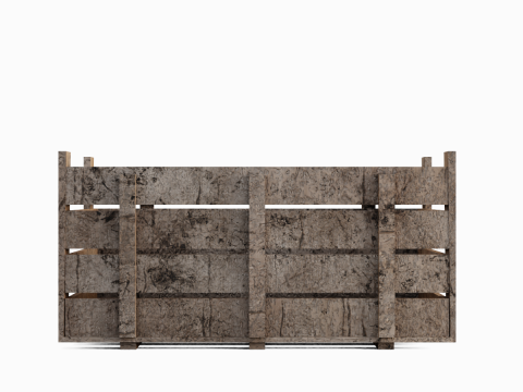 Wooden Crate 04 3Dモデル