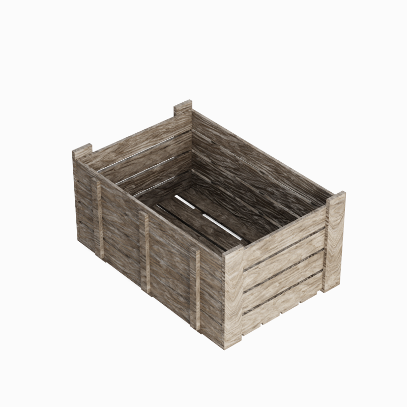 Wooden Crate 06 3D मॉडल .c4d .max .obj .3ds .fbx .stl .blend