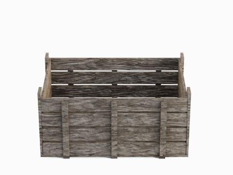 Wooden Crate 06 3D मॉडल