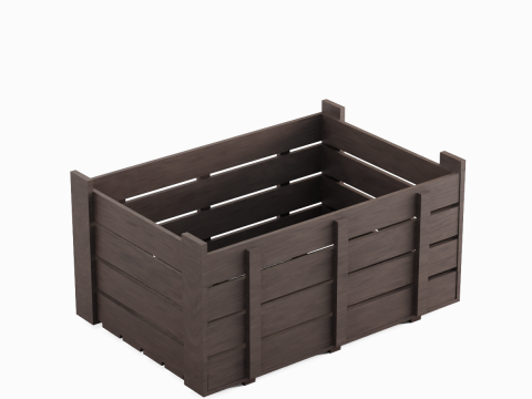 Wooden Crate 07 3D 모델