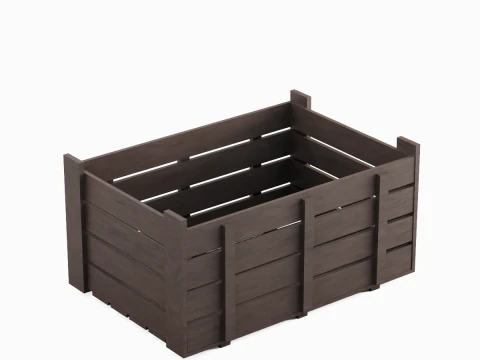 Wooden Crate 07 3D Model
