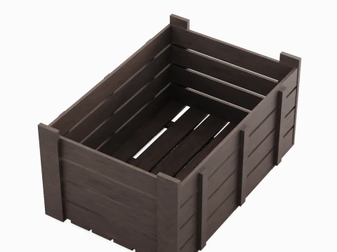 Wooden Crate 07 3D Model