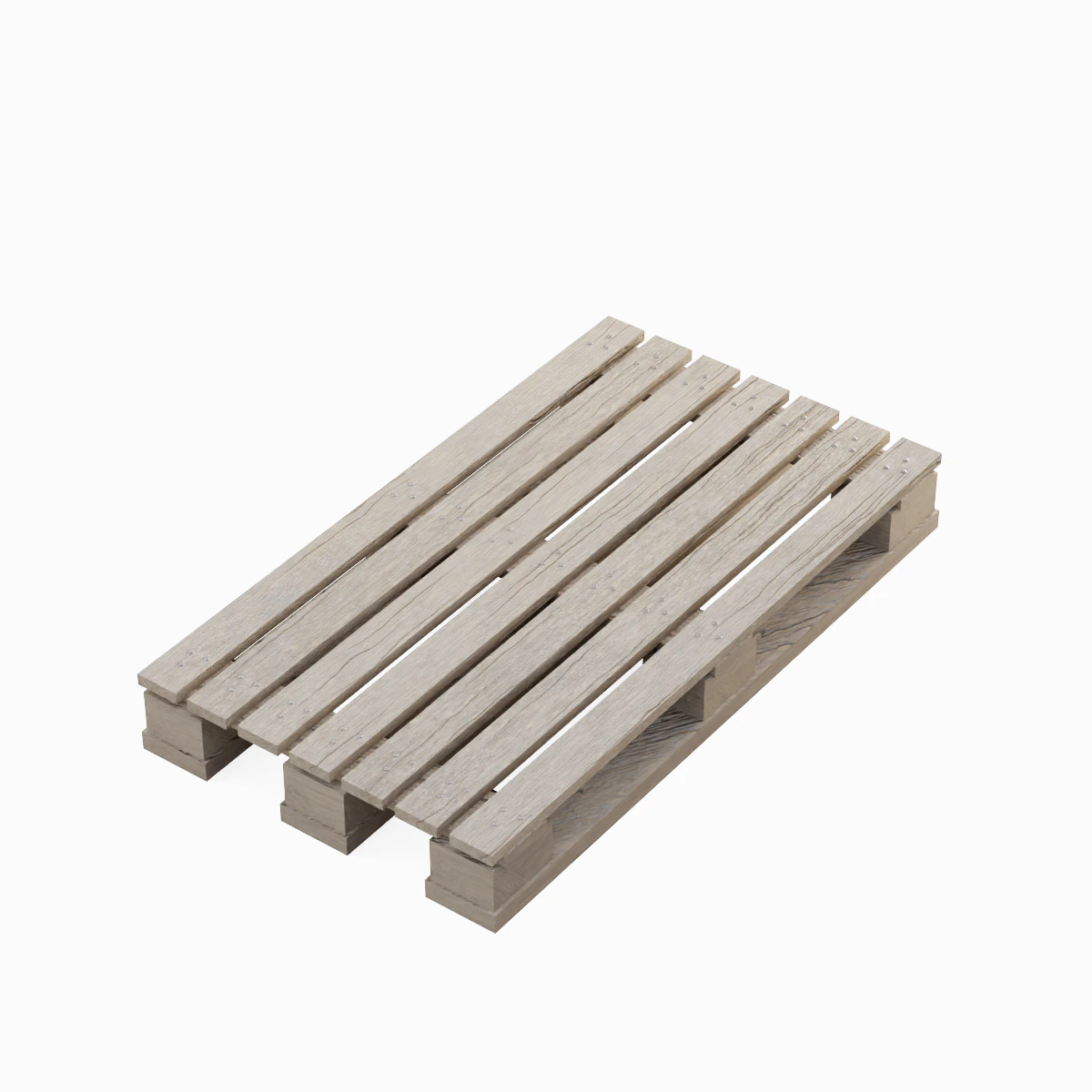 Wooden Pallet 01 3D Model .c4d .max .obj .3ds .fbx .stl .blend 