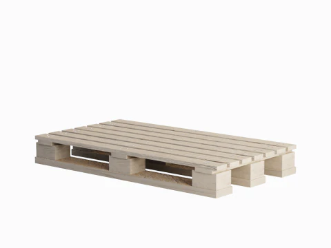 Wooden Pallet 01 3D Model