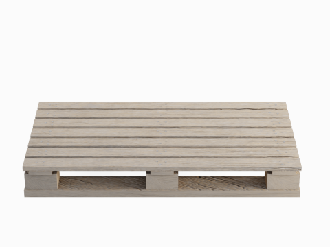 Wooden Pallet 01 3D 模型