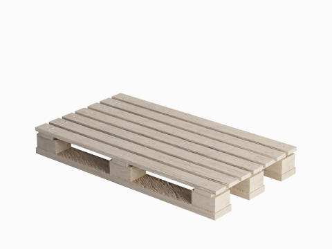 Wooden Pallet 01 3D 模型