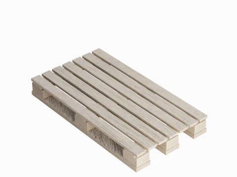 Wooden Pallet 01 3D Model