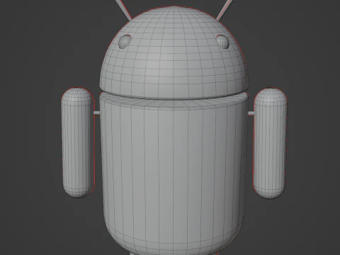 Android Robot 04 3D Model
