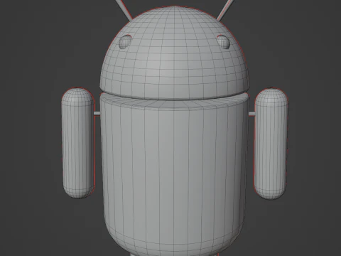 Android Robot 05 3D Model