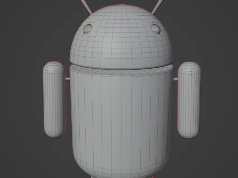 Android Robot 06 3D Model
